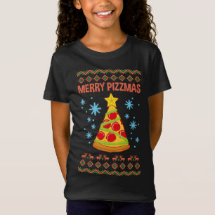 Camiseta Navidades graciosos de Merry Pizzmas