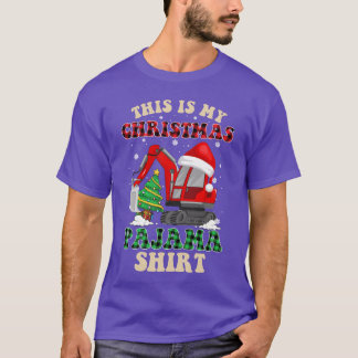 Camiseta Navidades graciosos de navidades de Ecavator Pajam