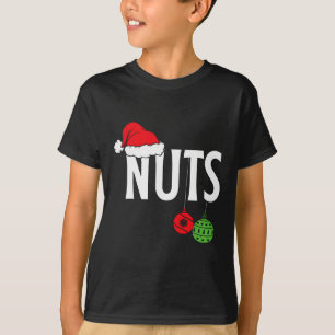 Camiseta Navidades graciosos de nueces de pecho castañas Pa