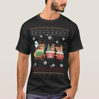 Camiseta Navidades graciosos de renos