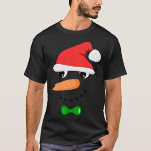 Camiseta Navidades graciosos de Santa Snowman