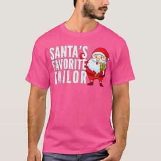 Camiseta Navidades graciosos del santas favorito