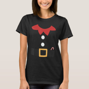 Camiseta Navidades Graciosos Elf Suit Costume Adulto Para H