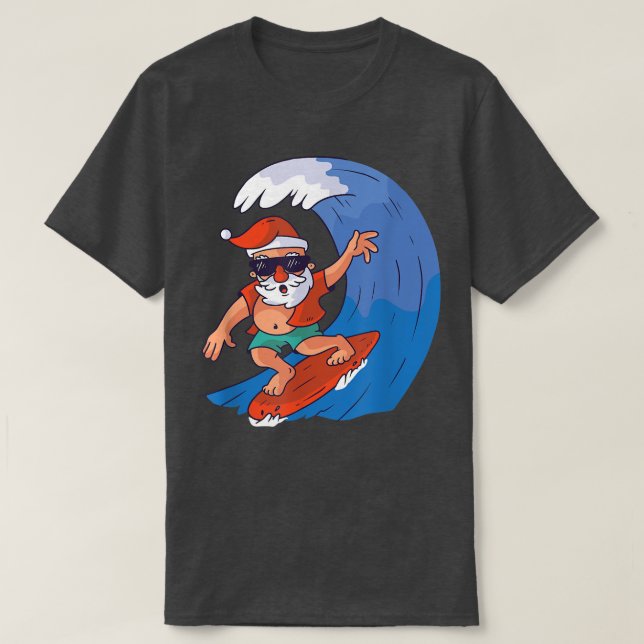 Camiseta Navidades Graciosos En Julio Gafas De Sol Gorra Sa (Diseño del anverso)