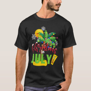 Camiseta Navidades Graciosos En Julio Tee Summer Beach Vaca