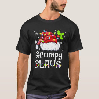 Camiseta Navidades Graciosos Grumpy Claus Pajamas Santa