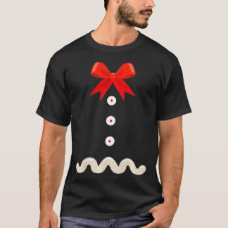 Camiseta Navidades graciosos pan de jengibre hombre disfrac