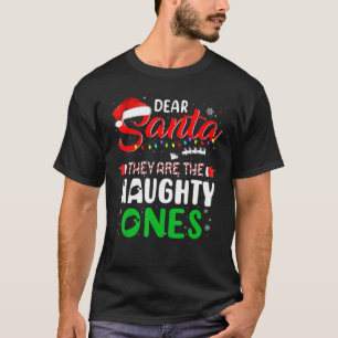 Camiseta Navidades graciosos Queridos Papá Noel Son Los Rit