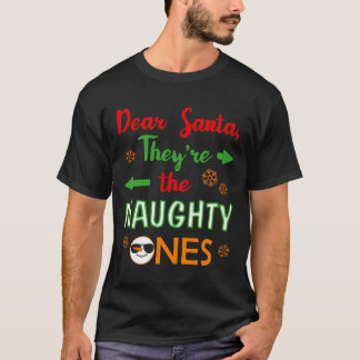 Camiseta Navidades Graciosos Regalo Querido Papá Noel Son L