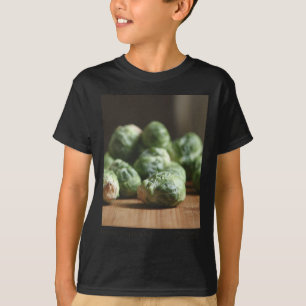 Camiseta Navidades gráficos divertidos de Brussel Sprout re