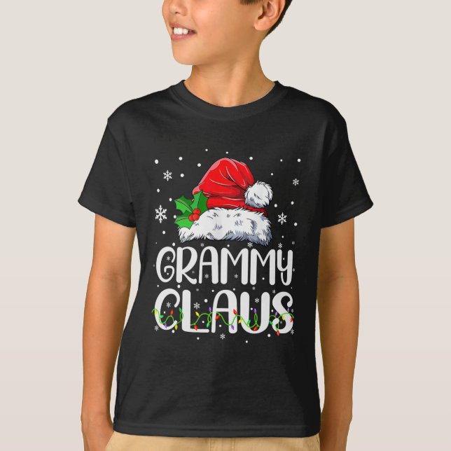 Camiseta Navidades Grammy Claus Familia Pajama Matando Navi (Anverso)