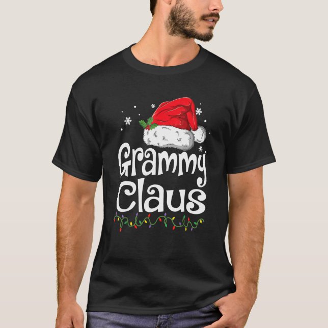 Camiseta Navidades Grammy Claus Familia Pajama Matando Navi (Anverso)