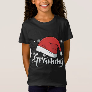 Camiseta Navidades Grammy Santa Abuela Gro de familia coinc