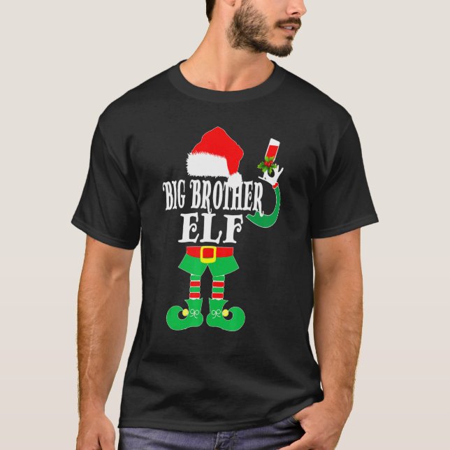 Camiseta Navidades Gran Hermano ELF Navidad Pajama Fam Mate (Anverso)