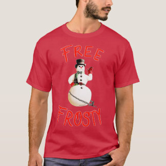 Camiseta Navidades Gratuitos y Escarchados con el regalo de