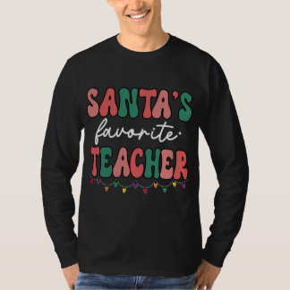 Camiseta Navidades Groovy iluminan a profesores favoritos d