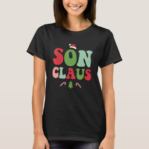 Camiseta Navidades Groovy Son Claus Equipo Santa Elf Mateo