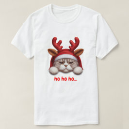 Camiseta Navidades Grumpy Cat Reindeer