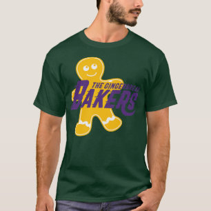 Camiseta Navidades haciendo pan de jengibre hombre panadero