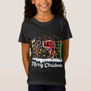 Camiseta Navidades hairstylist Buffalo Plaid Red Hairdresse