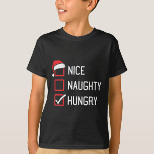 Camiseta Navidades hambrientos de Nice Naughty List