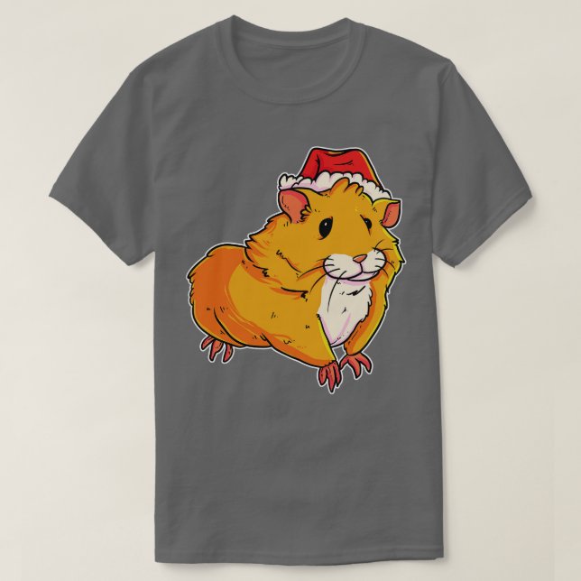 Camiseta Navidades Hamster 1 (Diseño del anverso)