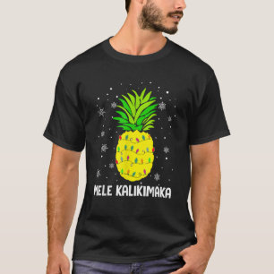 Camiseta Navidades hawaianos dan regalos Mele Kalikimaka Pi