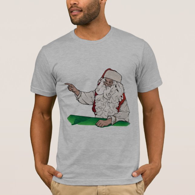 Camiseta Navidades Heather Gray (Anverso)