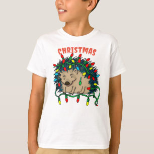 Camiseta Navidades hedgehog