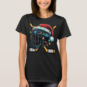 Camiseta Navidades Helmet Santa Xmas Hombres Hombres Ki