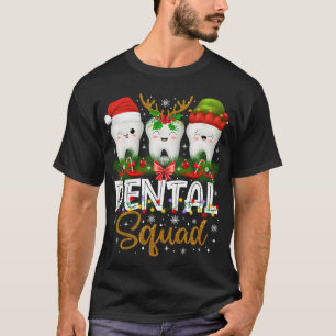 Camiseta Navidades higiénicos dentistas iluminan escuadrón 