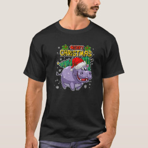Camiseta Navidades Hippo - Navidades dulces Animales - Hipp