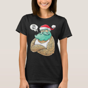 Camiseta Navidades Hipsta Santa Claus T-Shirt