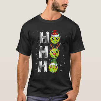 Camiseta Navidades Ho3 iluminan pista de tenis de reno de S