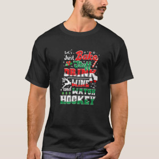 Camiseta Navidades Hockey Mamás Vino haciendo vacaciones pi