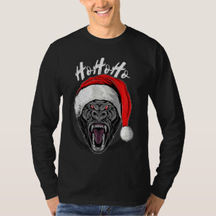 Camiseta Navidades Hohoho Gorilla Costume Gorilla Christma