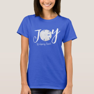 Camiseta Navidades Holiday Elegant Beach Blue Cute Coastal