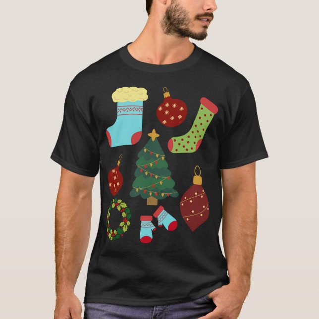 Camiseta Navidades Holiday Pack 2021 Navidades Happy Cele (Anverso)