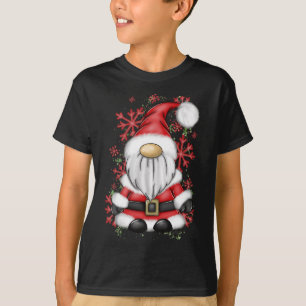 Camiseta Navidades Hombres Sr Claus Santa Gnome Navidades P