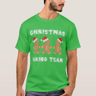 Camiseta Navidades horneando al equipo de jengibre hombres