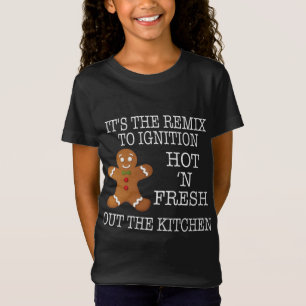 Camiseta Navidades horneando pan de jengibre Hombre Kit de