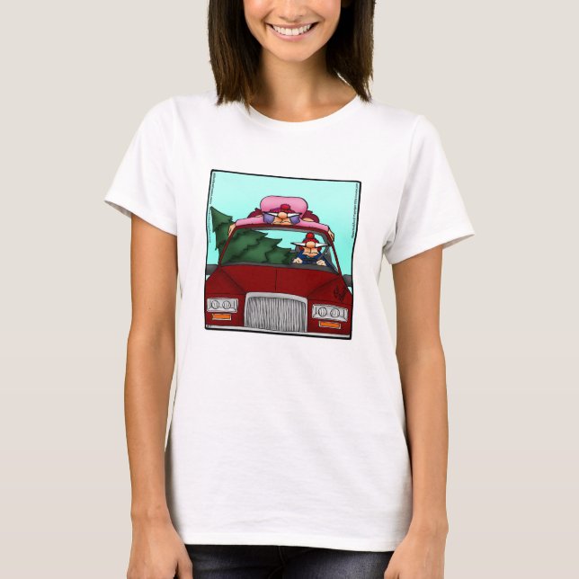 Camiseta Navidades Humor Tee Shirt Por Ella (Anverso)