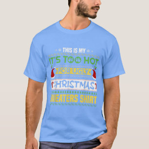 Camiseta Navidades Humorísticos En Julio Funny Beach Summer