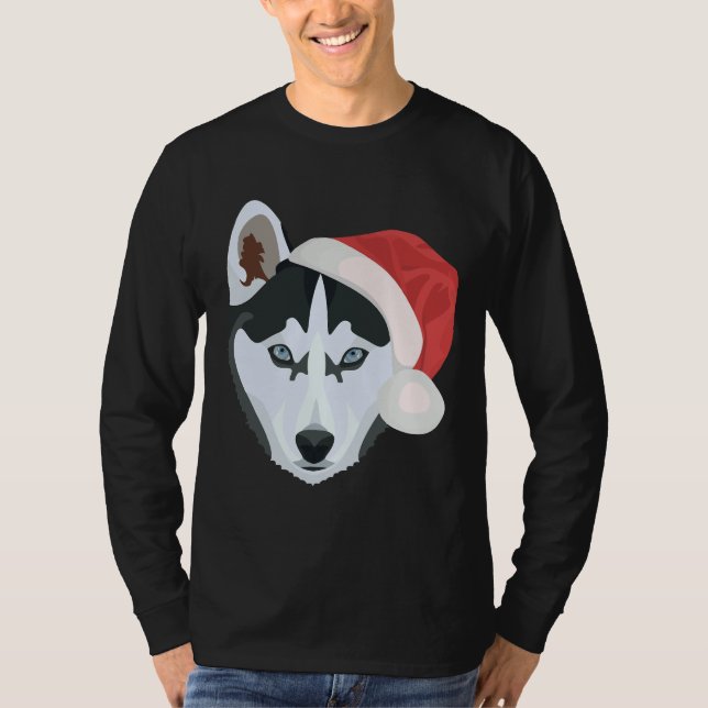 Camiseta Navidades Husky (Anverso)