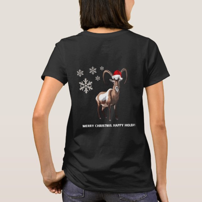 Camiseta Navidades Ibex Agudos (Reverso)