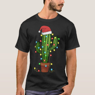 Camiseta Navidades Iluminan Cactus Lover Divertidas Navidad