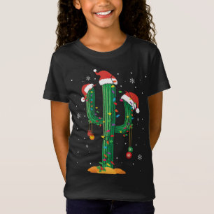 Camiseta Navidades Iluminan Cactus Lover Divertidas Xmas Pa