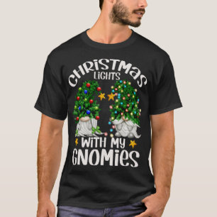 Camiseta Navidades Iluminan Con Mis Gnomías - Divertido Árb
