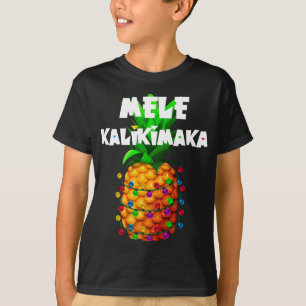Camiseta Navidades iluminan el árbol de piña Mele Kalikimak