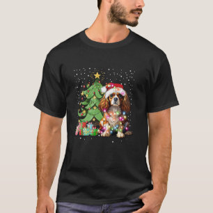 Camiseta Navidades Iluminan Funny Cavalier King Charles Spa